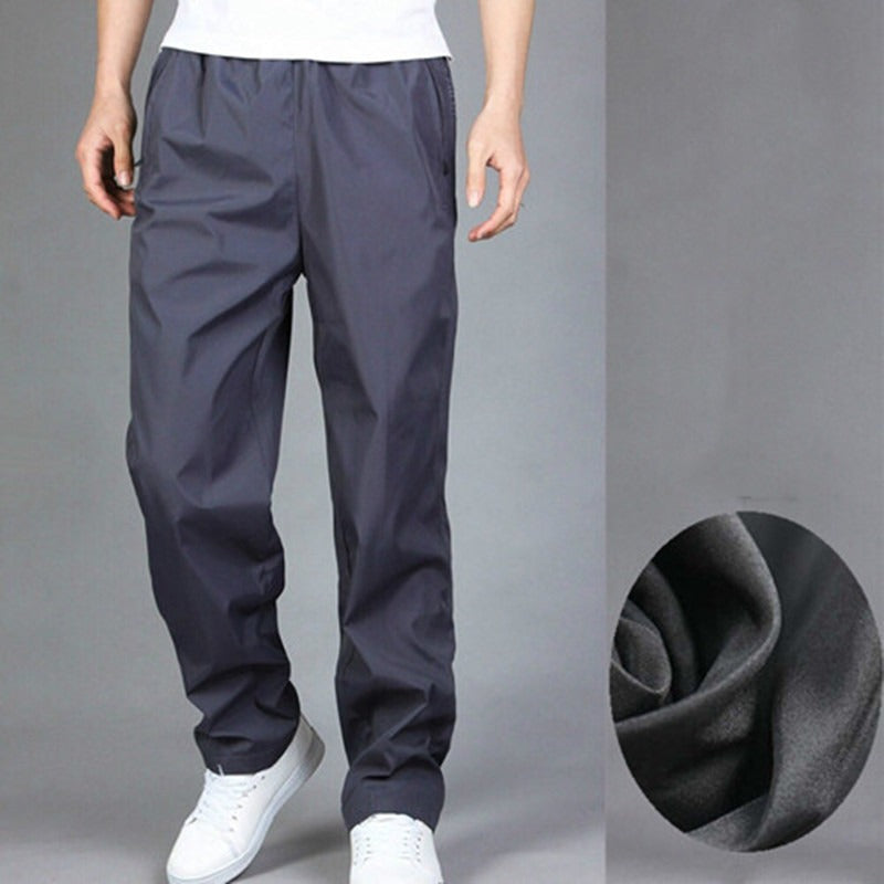 Men's Breathable Cashmere Lined Sweatpants
