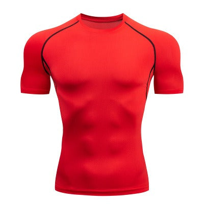 Solid Quick-Dry Bottoming Short Sleeve