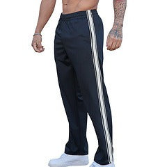 Men's Wide Leg Sports Straight Casual Pants