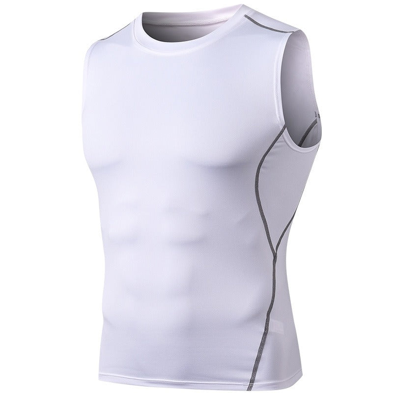 Men's High Elastic Fitness Vest