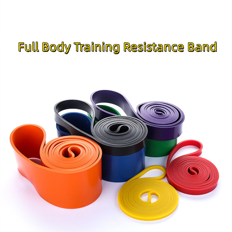 Solid Color Latex Resistance Band for Strength Training