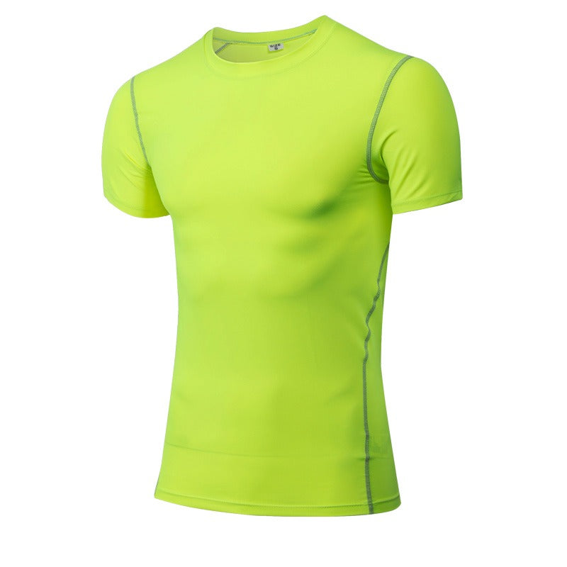 Solid Quick-Dry Bottoming Short Sleeve
