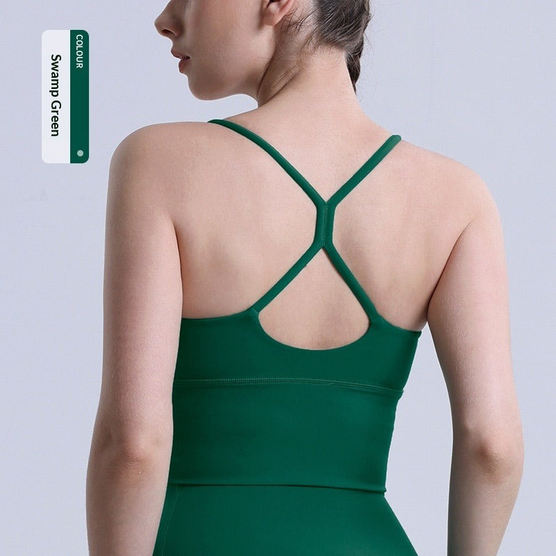 Yoga Sports Crisscross Back Tank Top