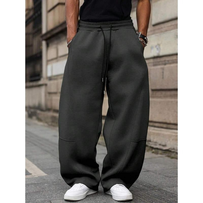 Men's Loose Wide-Leg Pants
