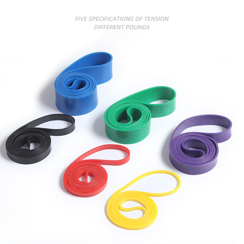 Solid Color Latex Resistance Band for Strength Training