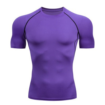 Solid Quick-Dry Bottoming Short Sleeve