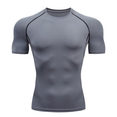 Solid Quick-Dry Bottoming Short Sleeve