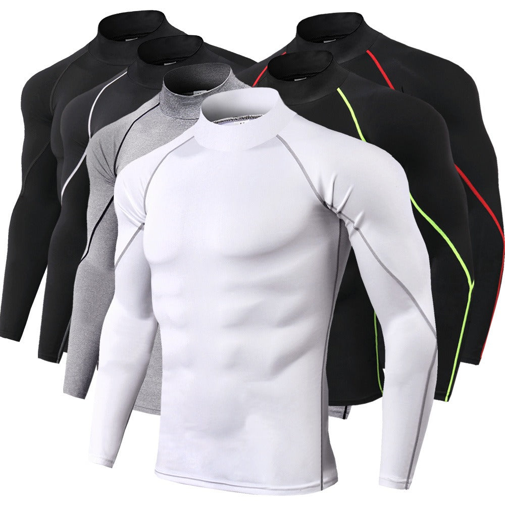 Men's Quick-Dry Turtleneck Workout Top B2E