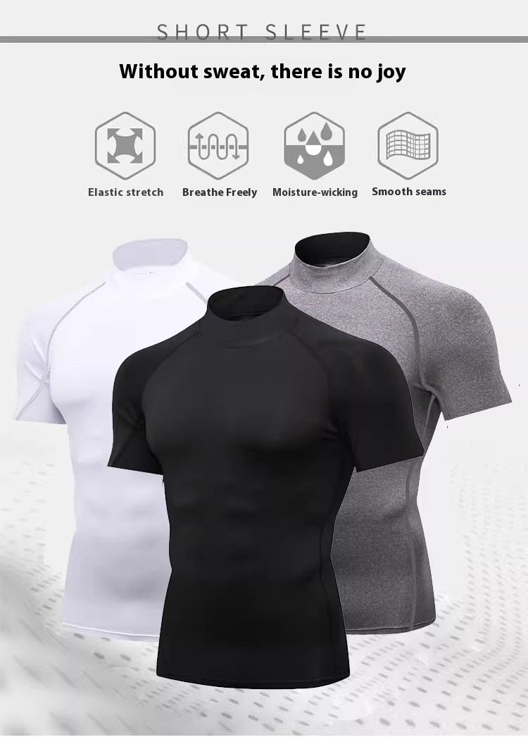 Men's Turtleneck Performance T-Shirt