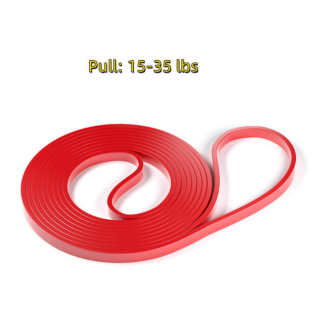 Solid Color Latex Resistance Band for Strength Training