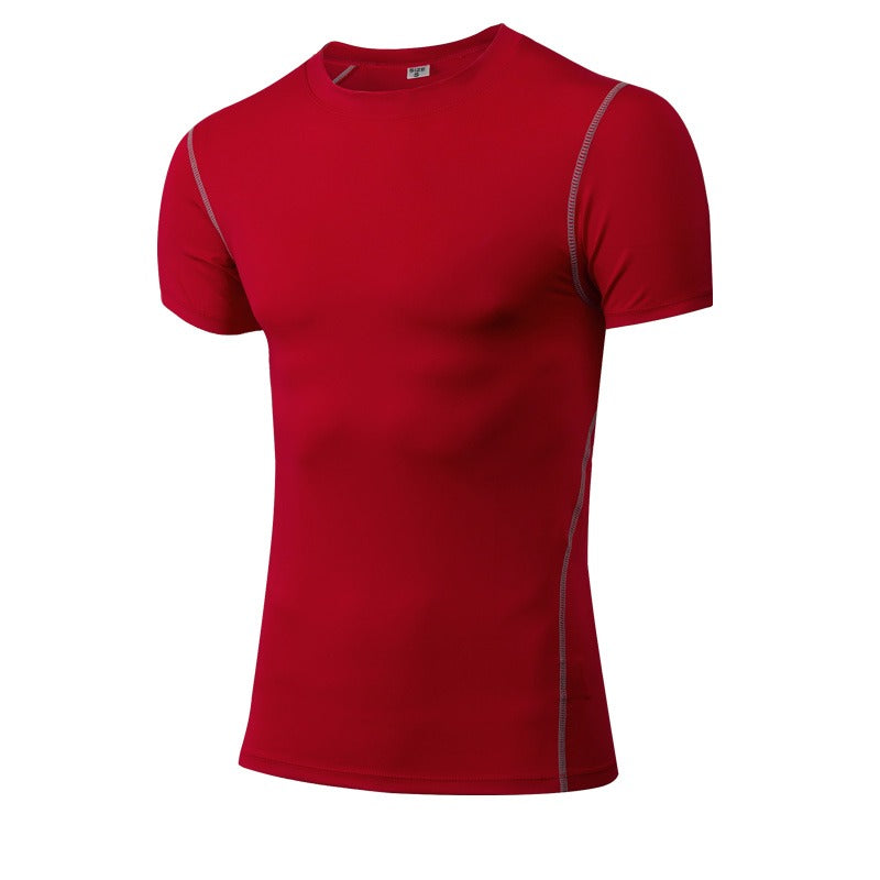 Solid Quick-Dry Bottoming Short Sleeve