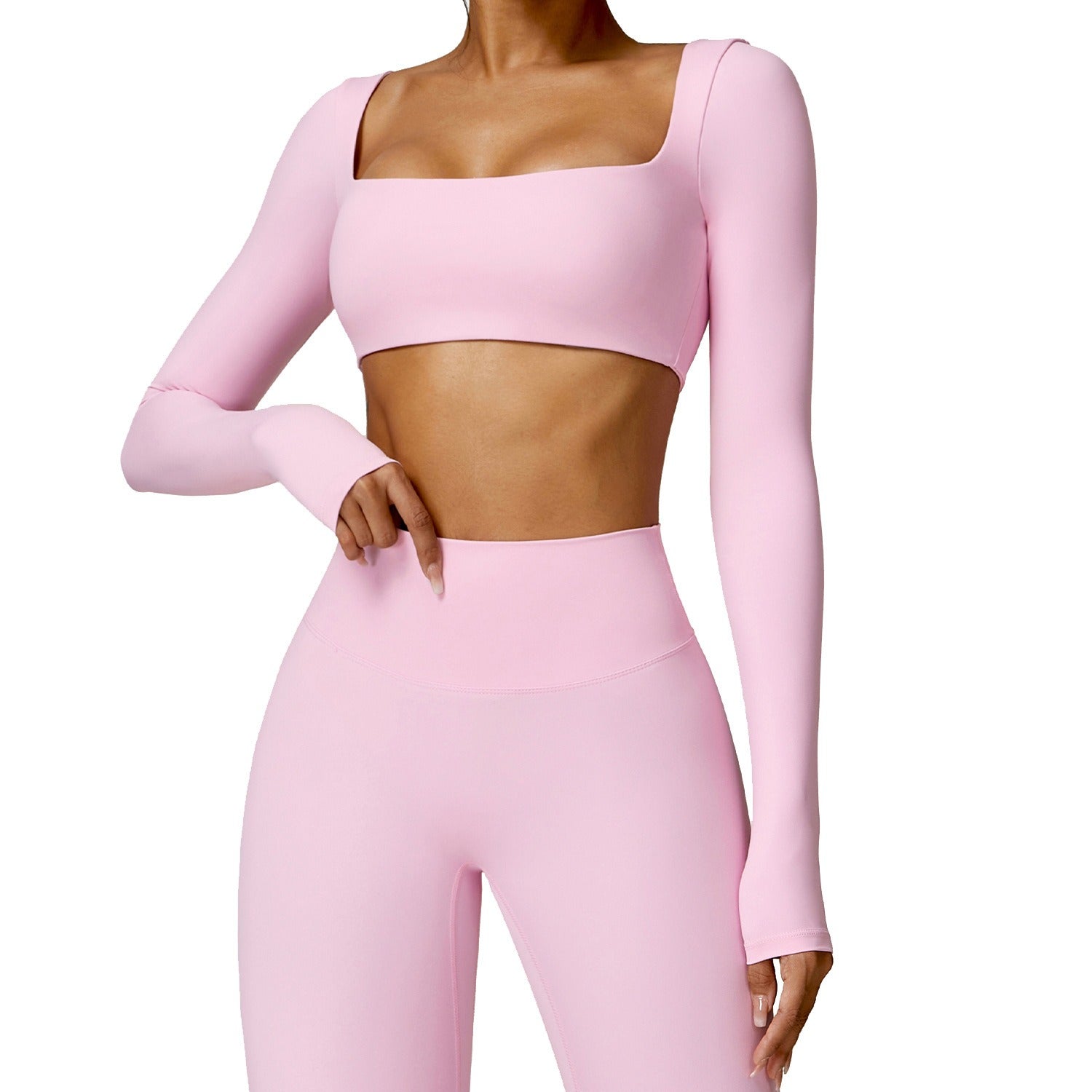 Women's Long Sleeve Yoga Workout T-Shirt