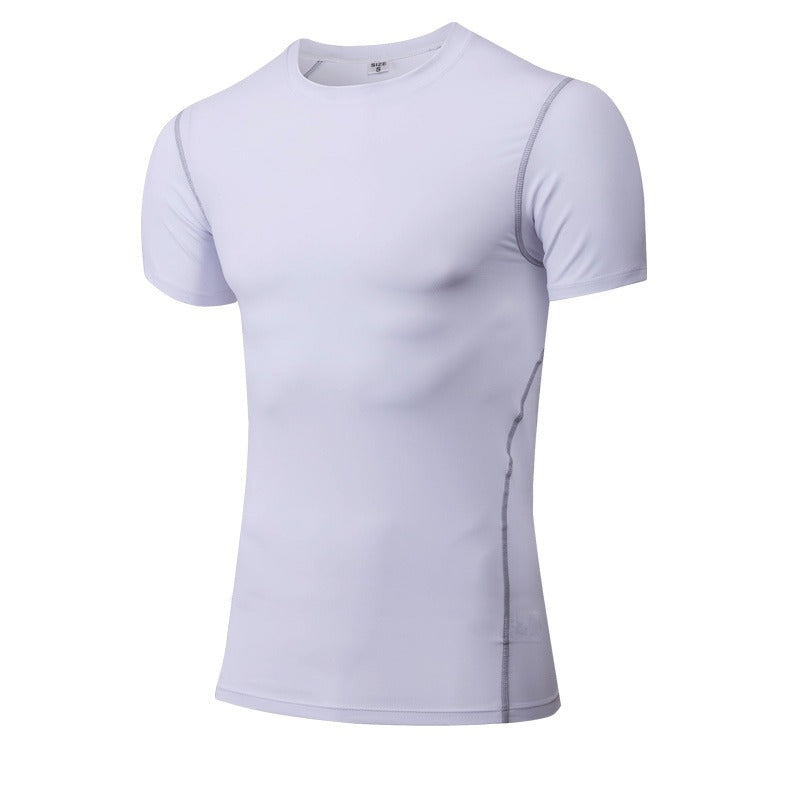 Solid Quick-Dry Bottoming Short Sleeve