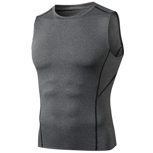 Men's High Elastic Fitness Vest