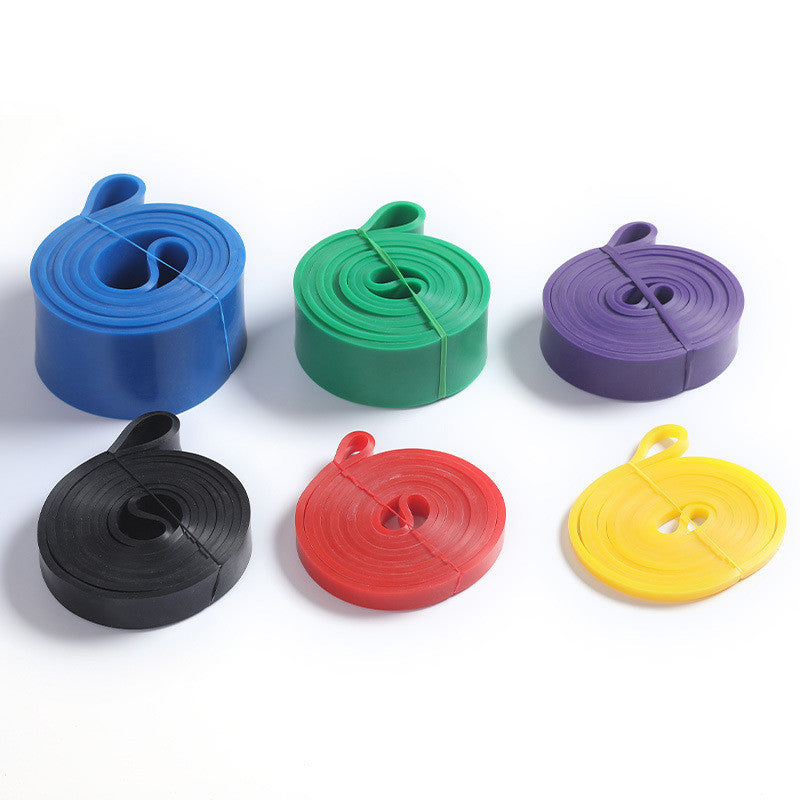 Solid Color Latex Resistance Band for Strength Training