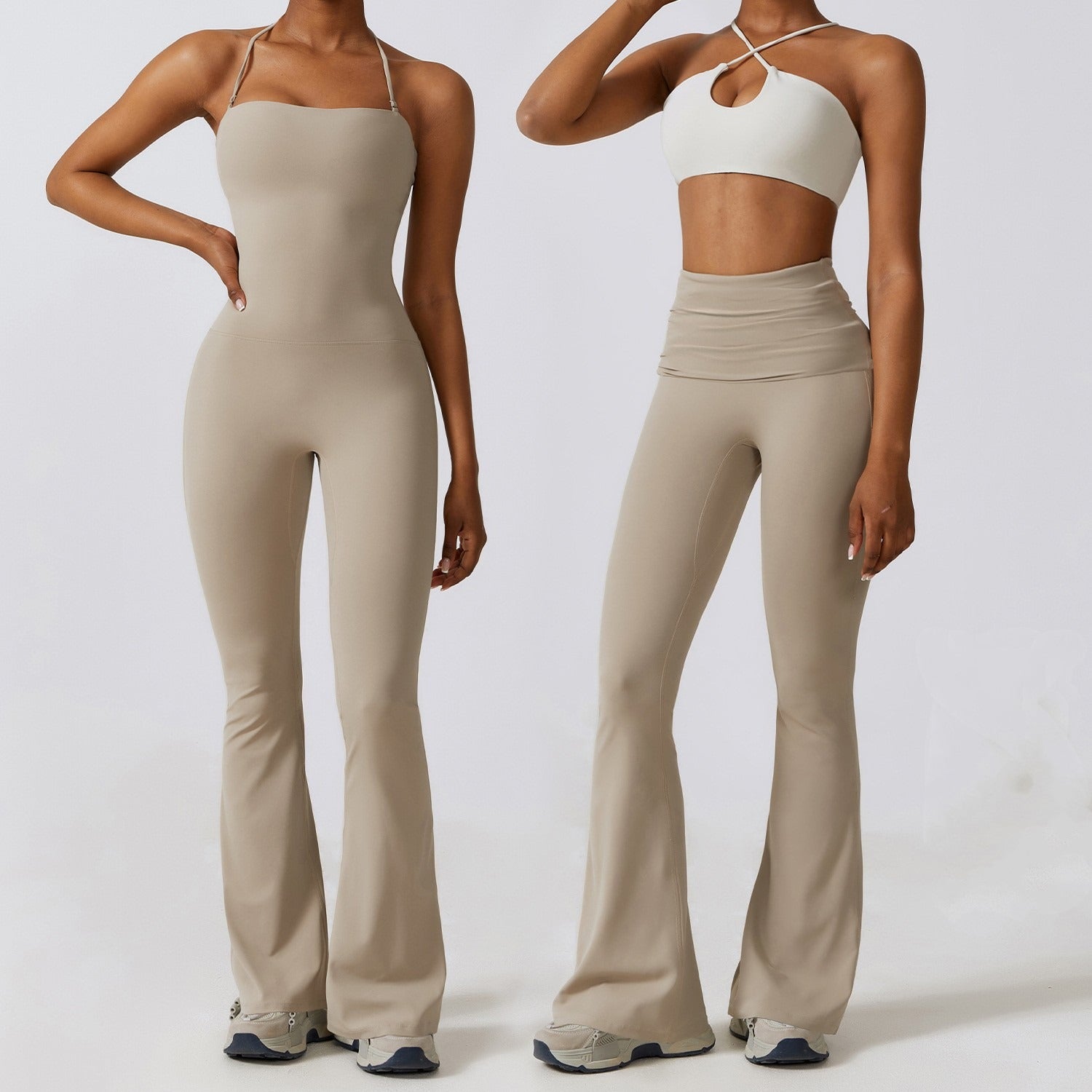 Women's Tight Casual Waist Bootleg Pants