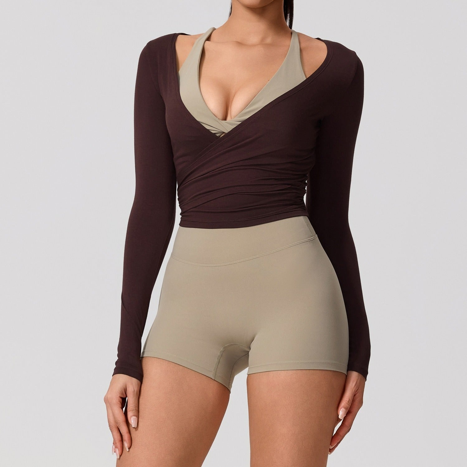 Long-Sleeve Yoga Top for Women