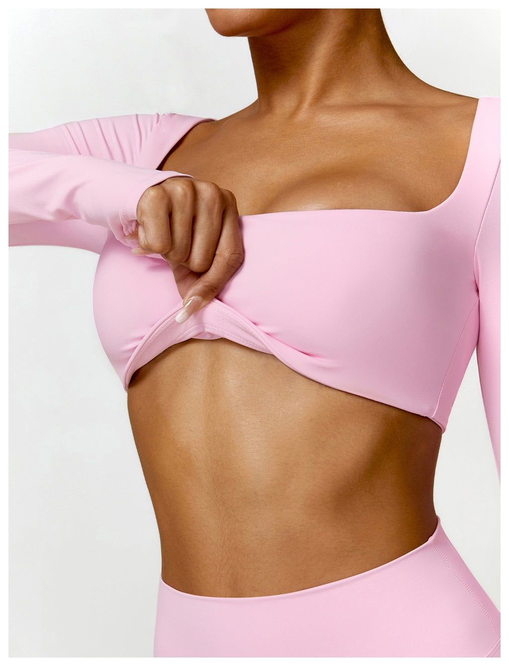 Women's Long Sleeve Yoga Workout T-Shirt