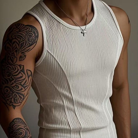 Men's American Stitching I-shaped Vest