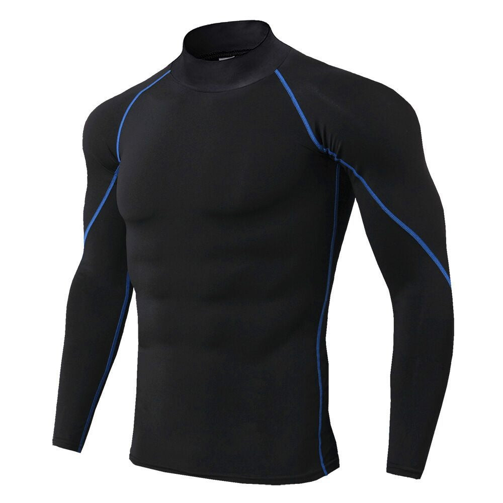 Men's Quick-Dry Turtleneck Workout Top B2E