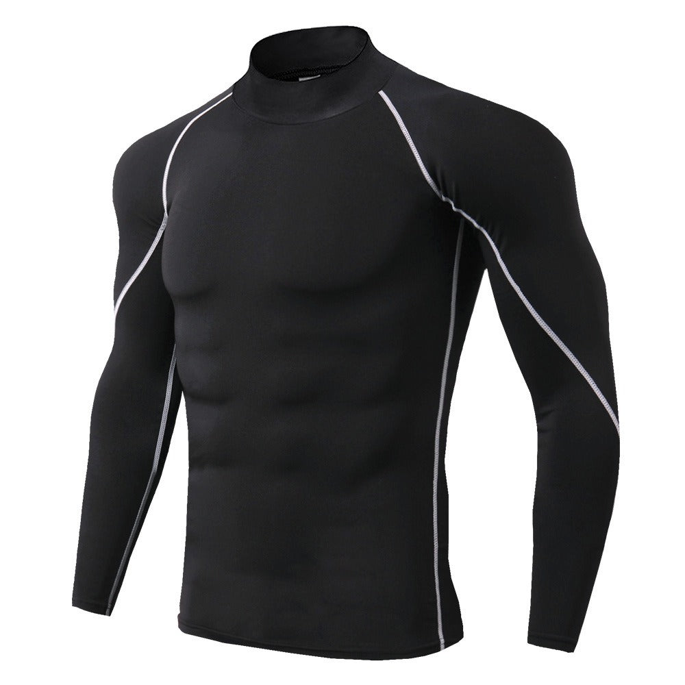 Men's Quick-Dry Turtleneck Workout Top B2E