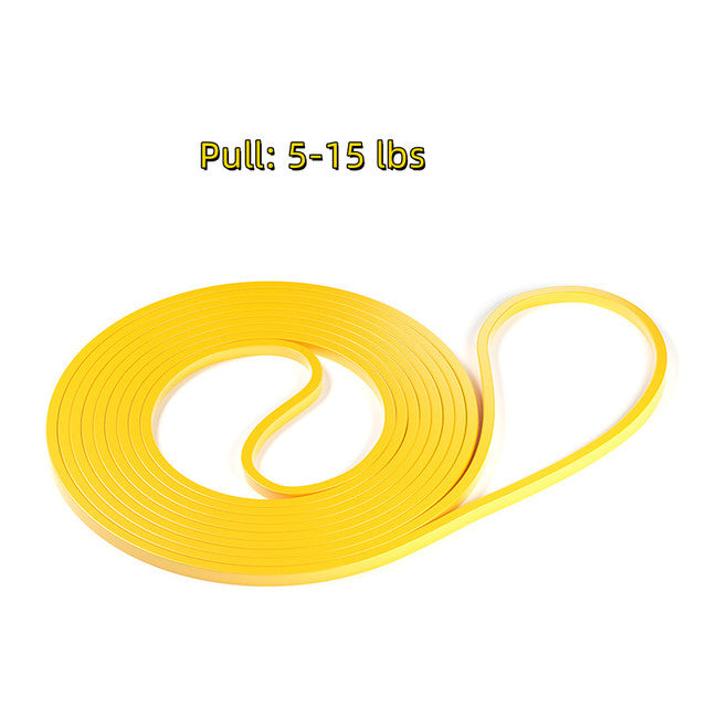 Solid Color Latex Resistance Band for Strength Training