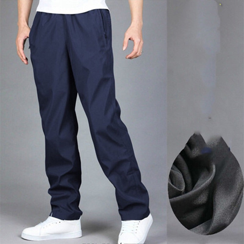 Men's Breathable Cashmere Lined Sweatpants