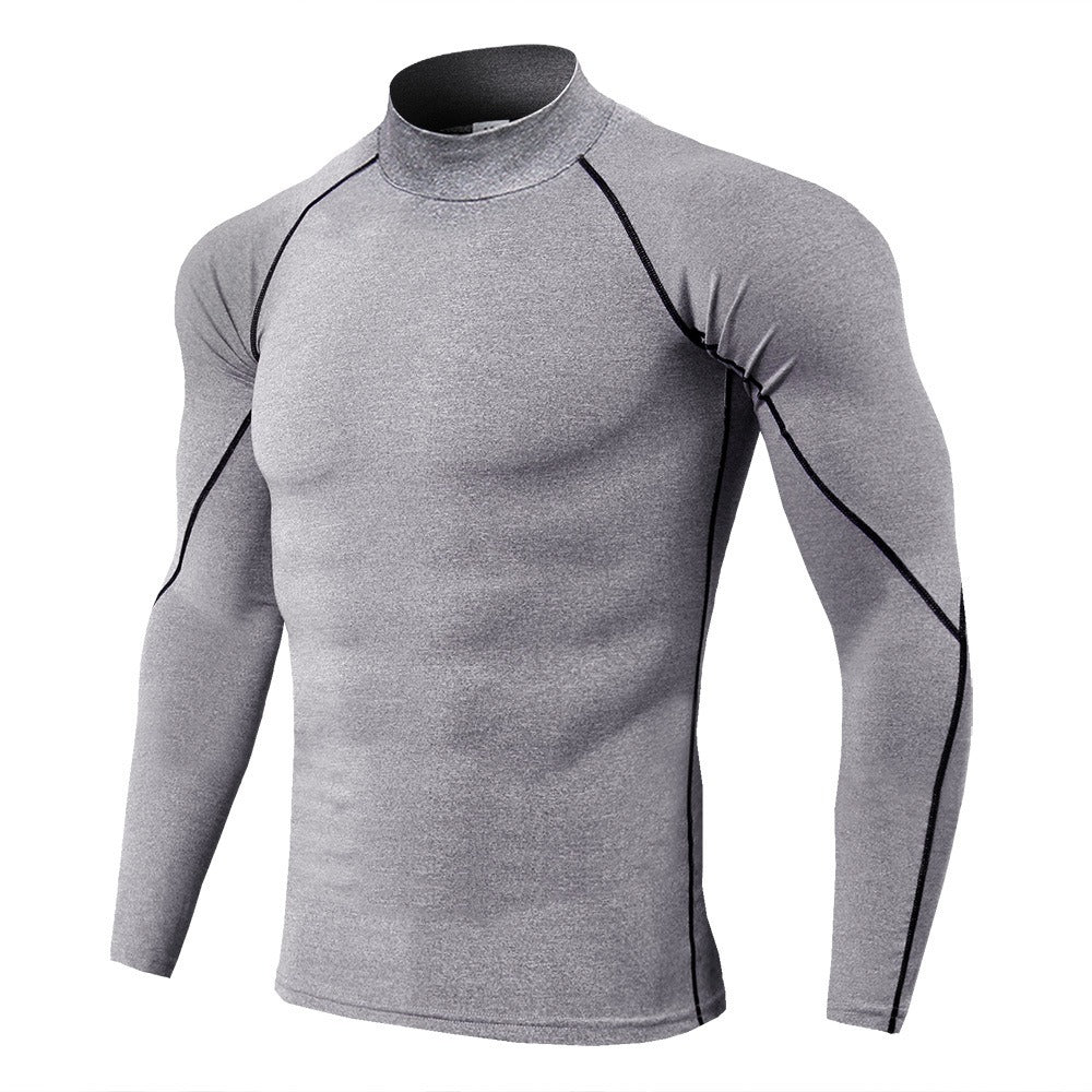 Men's Quick-Dry Turtleneck Workout Top B2E