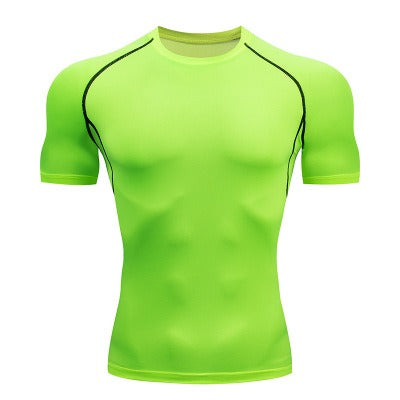 Solid Quick-Dry Bottoming Short Sleeve