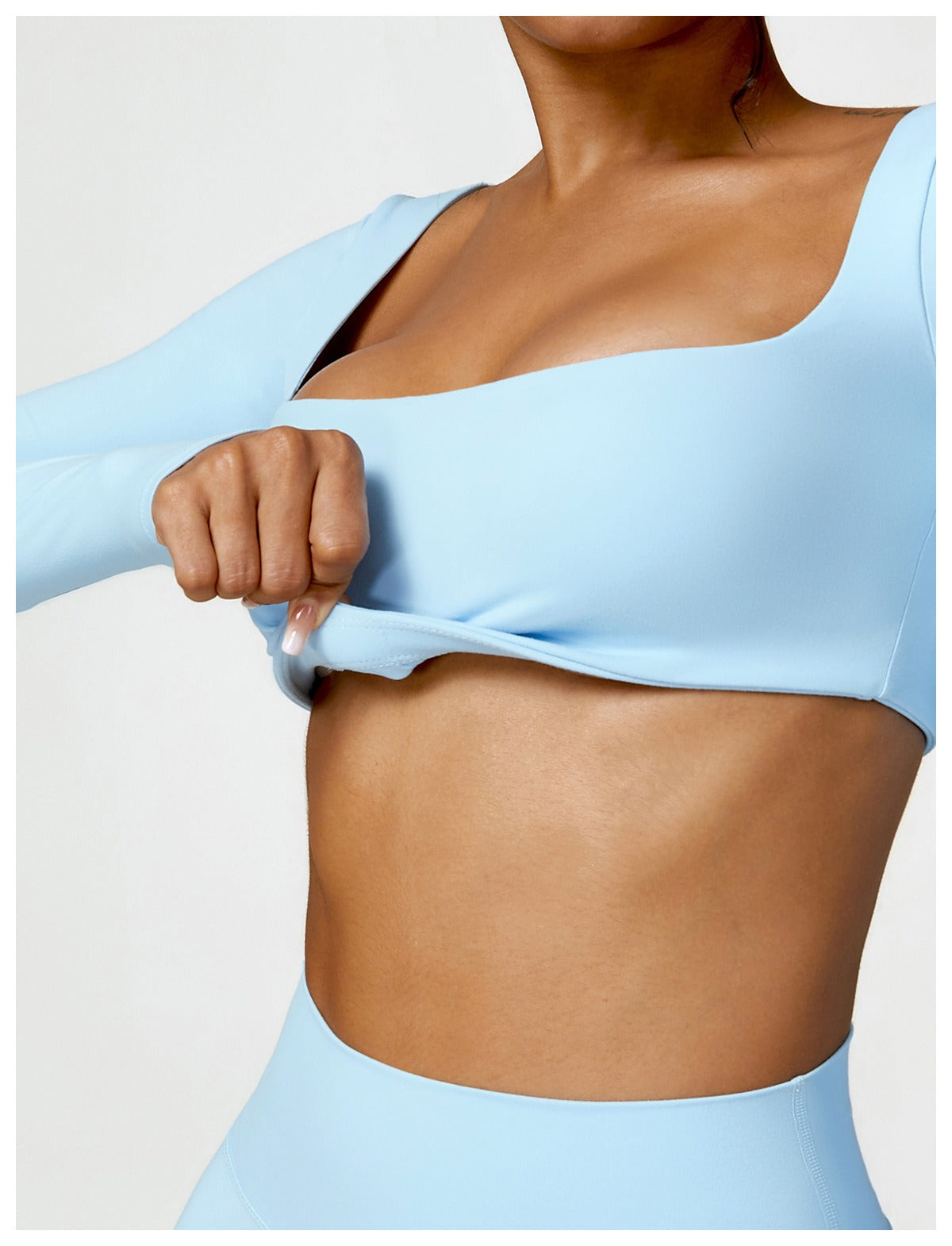 Women's Long Sleeve Yoga Workout T-Shirt