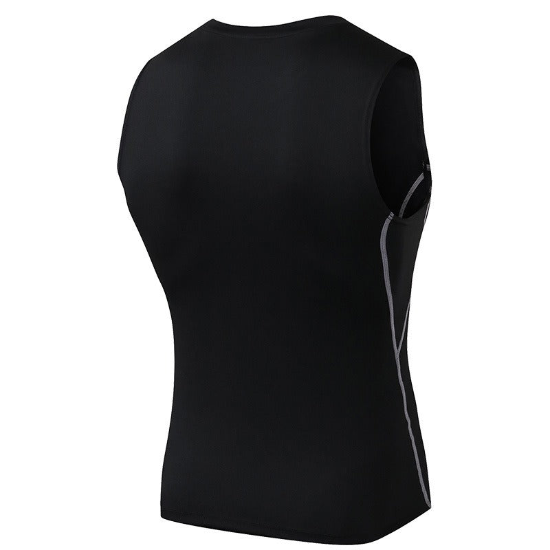 Men's High Elastic Fitness Vest