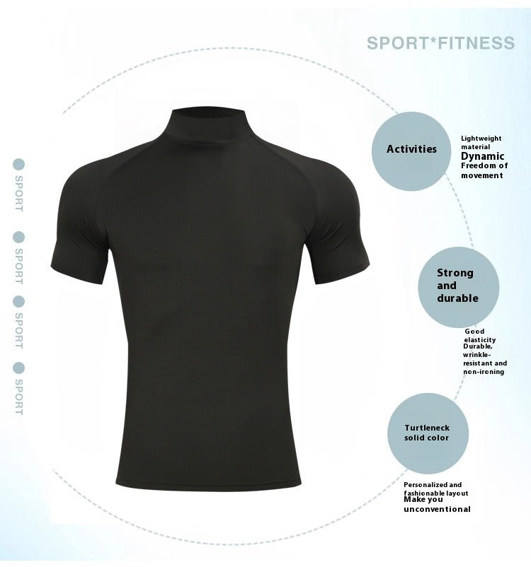 Men's Turtleneck Performance T-Shirt