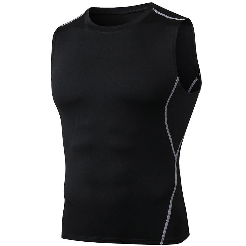 Men's High Elastic Fitness Vest