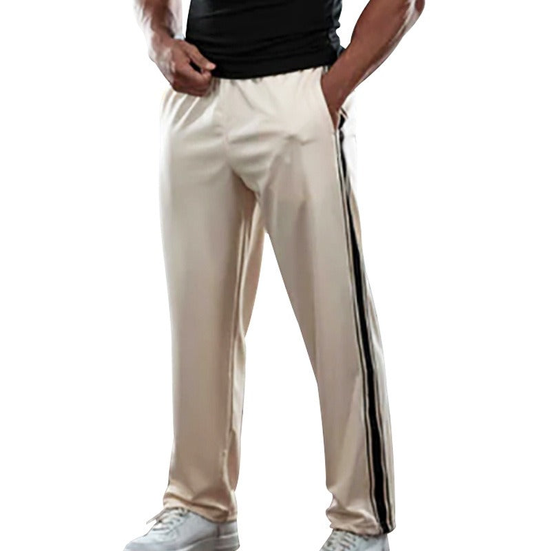 Men's Wide Leg Sports Straight Casual Pants