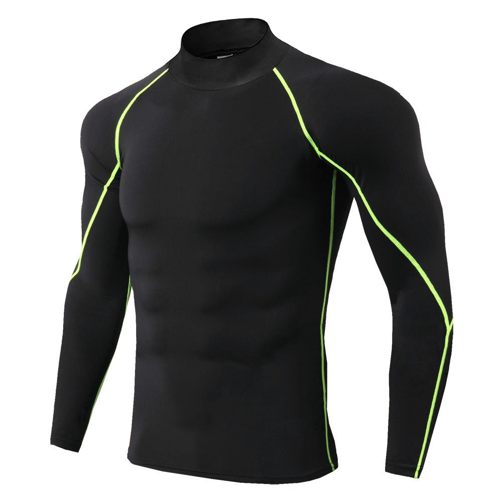 Men's Quick-Dry Turtleneck Workout Top B2E