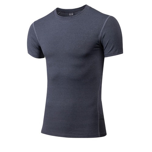 Solid Quick-Dry Bottoming Short Sleeve