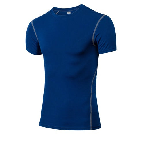 Solid Quick-Dry Bottoming Short Sleeve