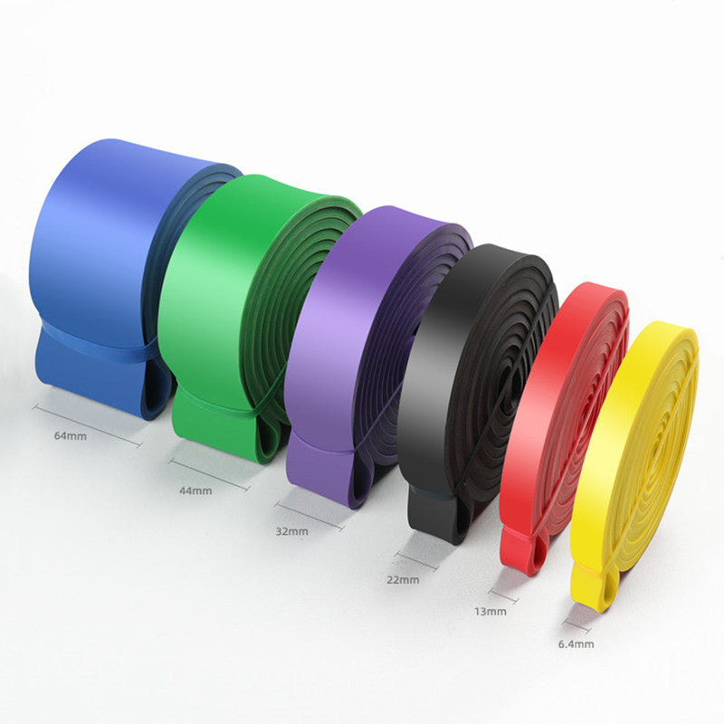 Solid Color Latex Resistance Band for Strength Training