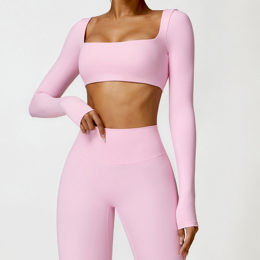 Women's Long Sleeve Yoga Workout T-Shirt