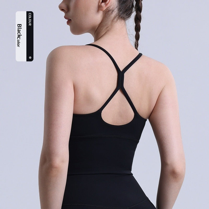 Yoga Sports Crisscross Back Tank Top
