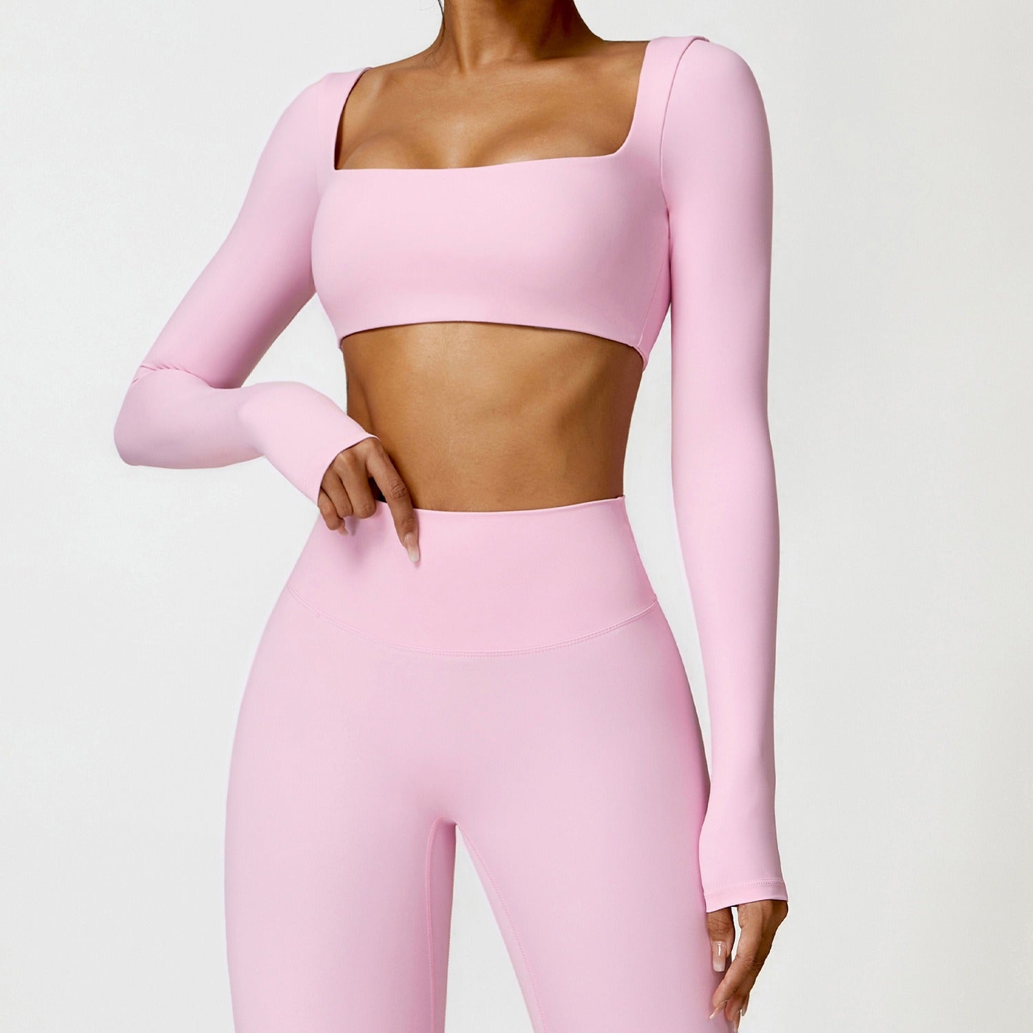 Women's Long Sleeve Yoga Workout T-Shirt